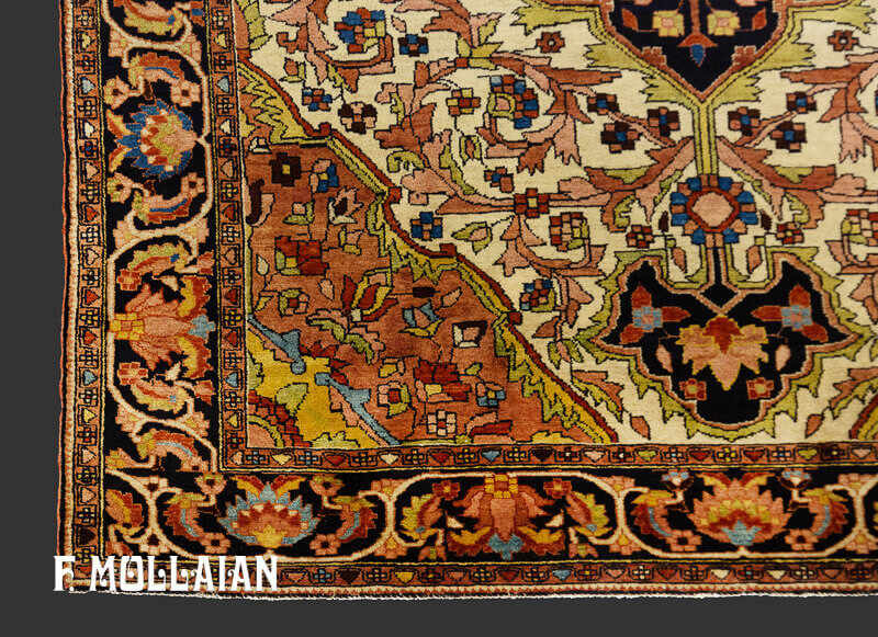 Tappeto Classico Persiano Antico Mishan Medaglione n°:97371977